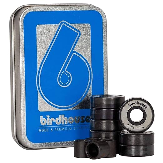 Birdhouse Skateboard Bearing ABEC 5 Grey
