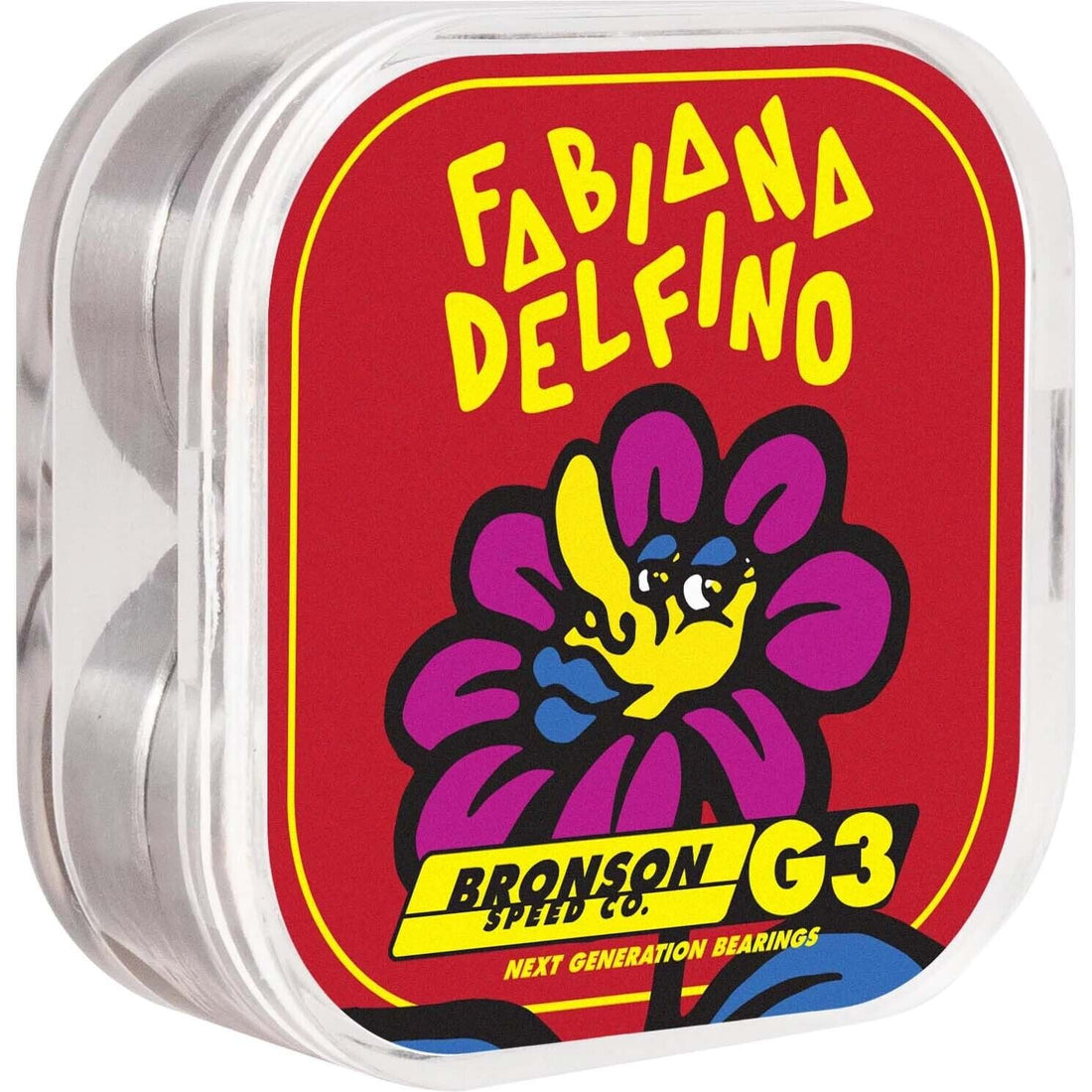 Bronson Speed Co. Fabiana Delfino Pro G3 Skateboard Bearings Pack of 8