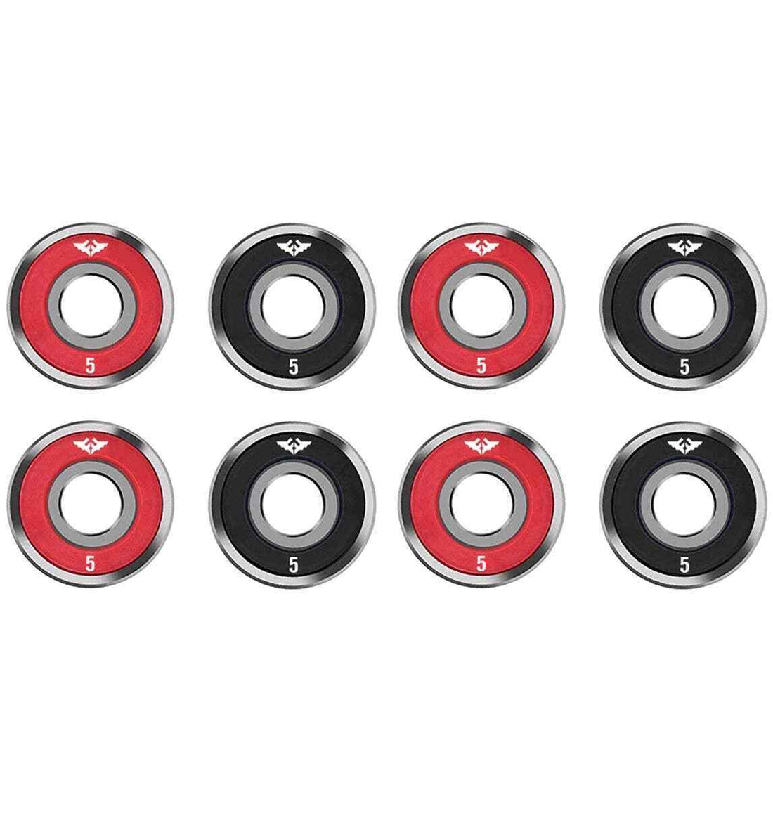 Fracture Premium Skateboard Bearings ABEC 5 Pack of 8