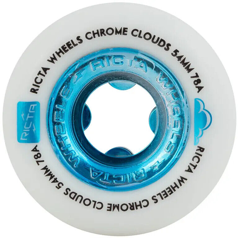 Ricta Chrome Clouds 78a Skateboard Wheels 54mm
