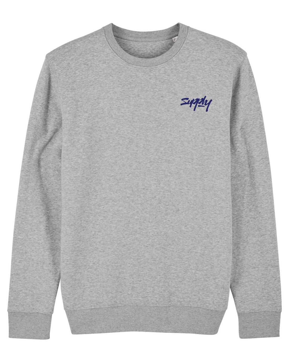 Grey Skater Sweatshirt, Surf Life Front Print