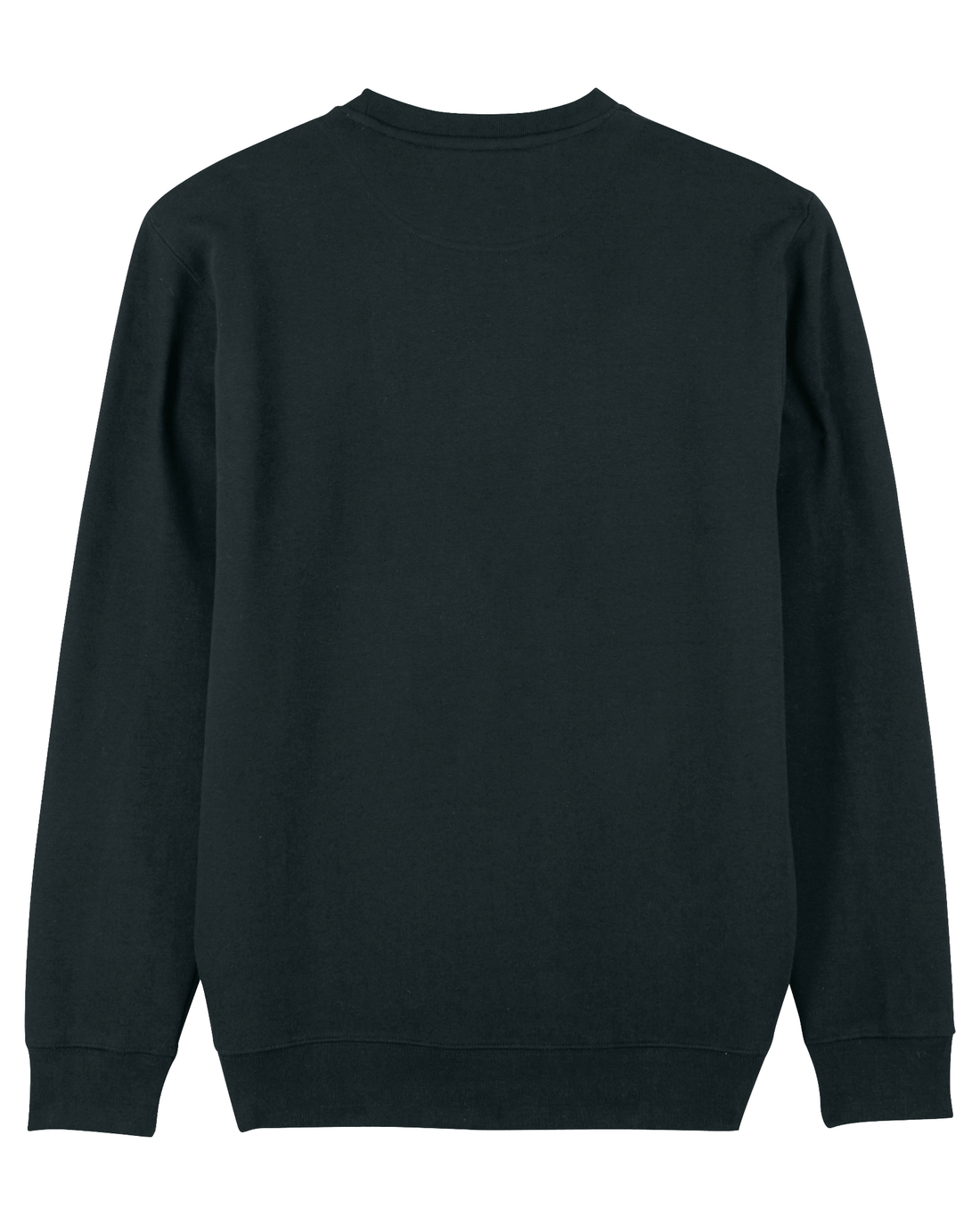 Black Skater Sweatshirt, Surfer Dog Back Print