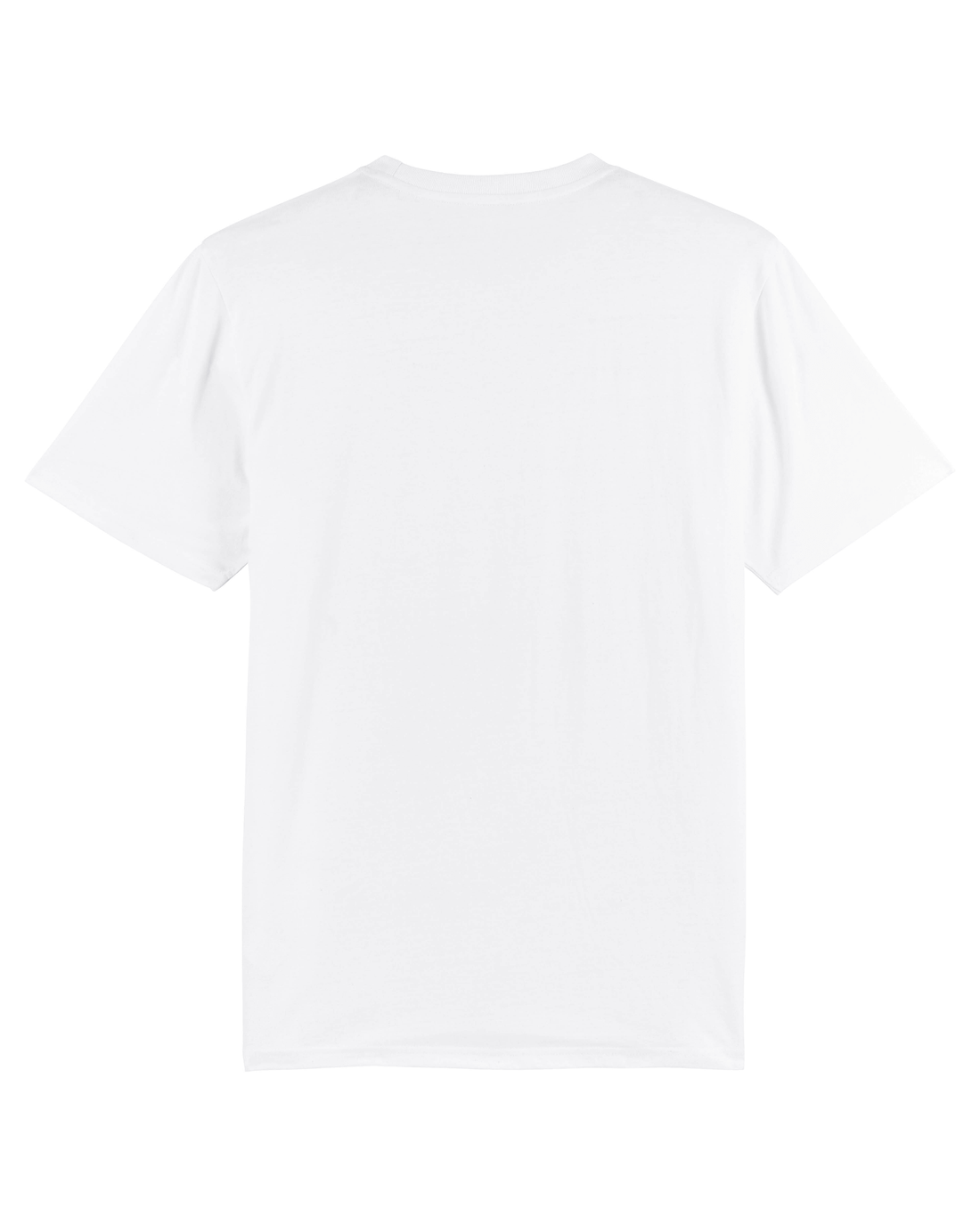 White Skater T-Shirt, Psyche Surf Back Print