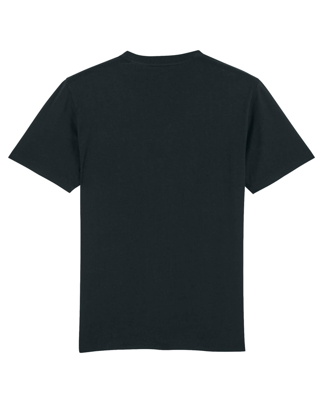 Black Skater T-Shirt, Tiger Ride Back Print
