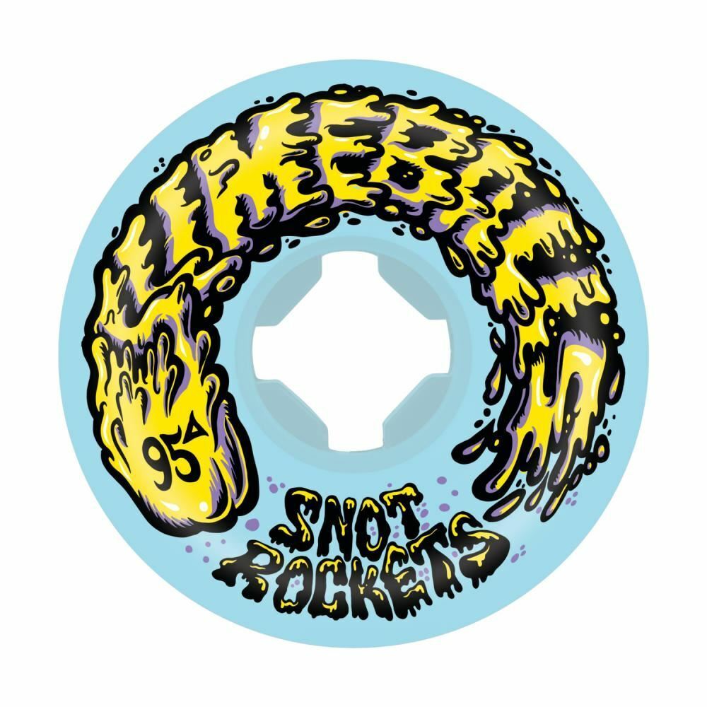 Slime Balls Wheels Snot Rockets Pastel Skateboard Wheel 95a Blue 53mm