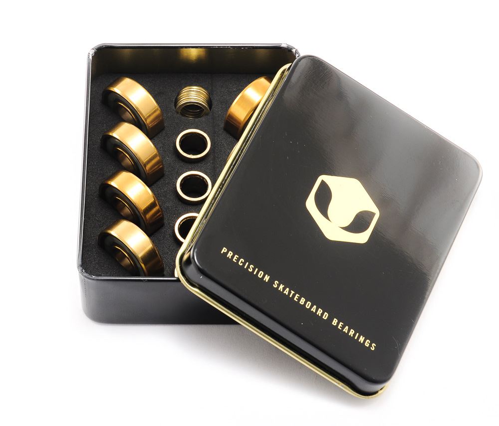 Venom Precision Gold Skateboard Bearings - Skate Rated