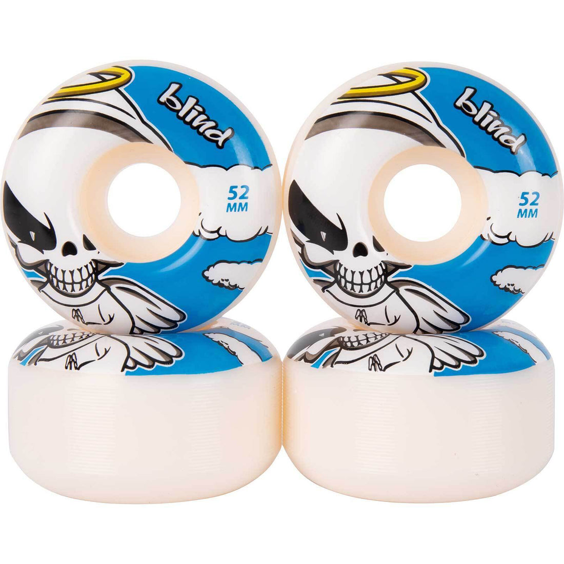Blind Angel Reaper Skateboard Wheels Blue 52mm