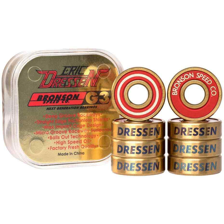 Bronson Speed Co. Eric Dressen Pro G3 Skateboard Bearings