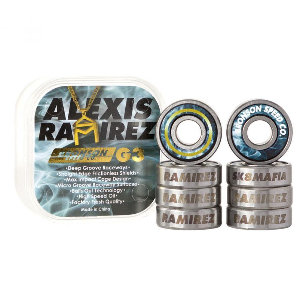 Bronson Speed Co Skateboard Bearings G3 Alexis Ramirez