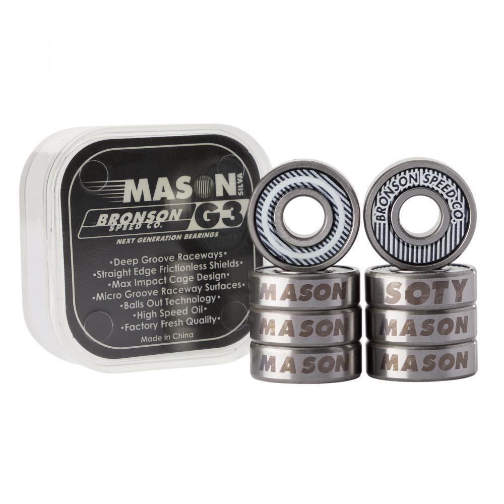 Bronson Speed Co Skateboard Bearings G3 Mason Silva Pro