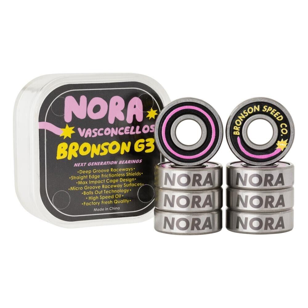 Bronson Speed Co Skateboard G3 Bearings - Nora Vasconcellos Pro