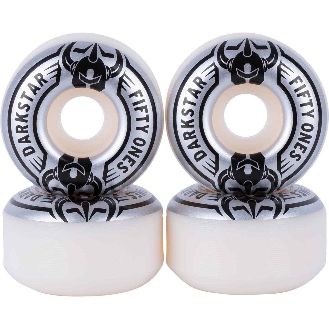 Darkstar Quarter Skateboard Wheels 51mm Silver
