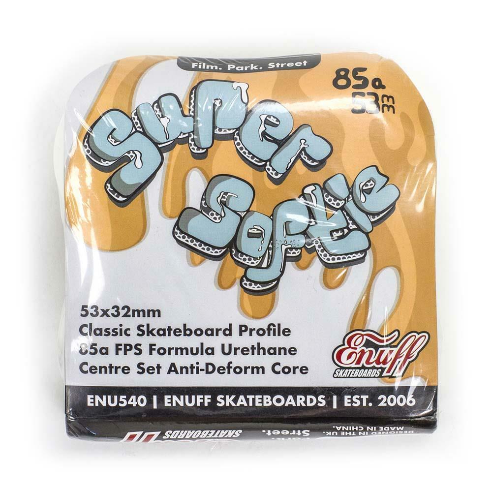 Enuff Super Softie Skateboard Wheel White 58mm