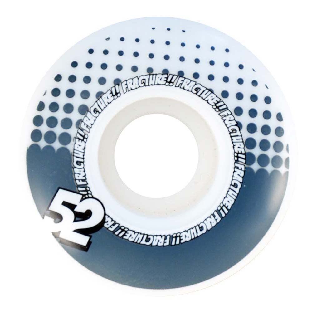 Fracture Skateboard Wheels Grey 52mm