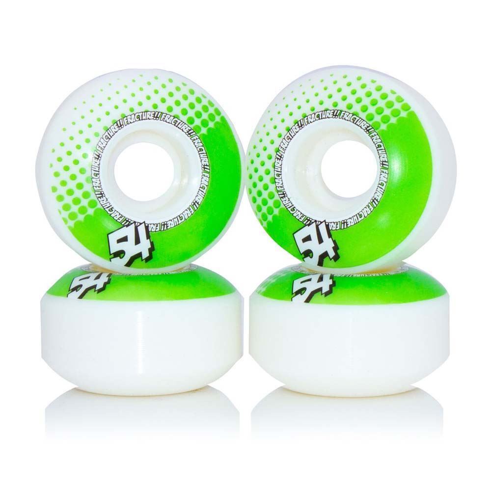 Fracture Skateboards Drops Skateboard Wheels Green 54mm