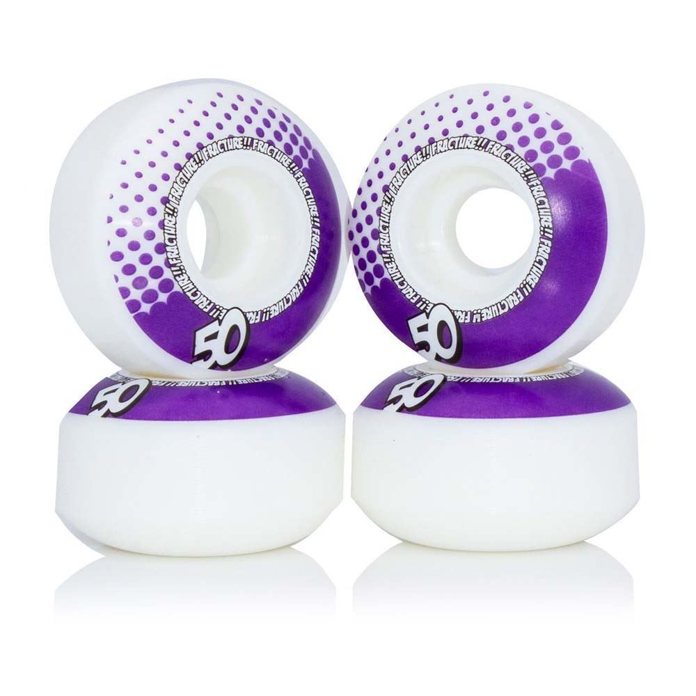 Fracture Skateboards Drops Skateboard Wheels Purple 50mm