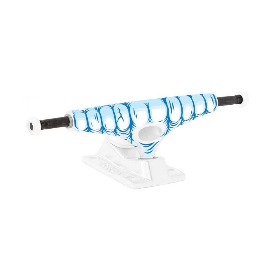 Krux Skateboard Trucks K5 Chompers DLK Standard Blue/Silver 8.25"