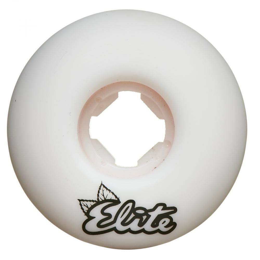 OJ Elite Wheels Elite 101a EZ Edge Skateboard Wheels White Blue 53mm