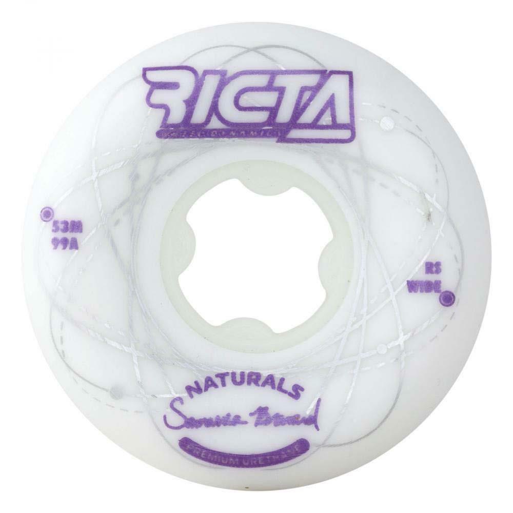 Ricta Skateboard Wheels Orbital Naturals Wide 99a White 53mm