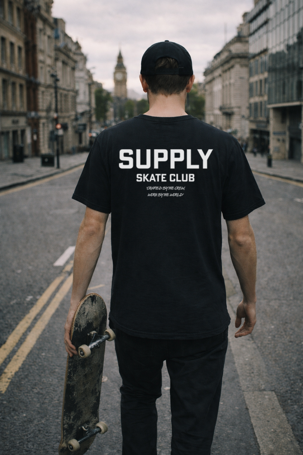 Skate Origin The Supply Network Black T-shirt