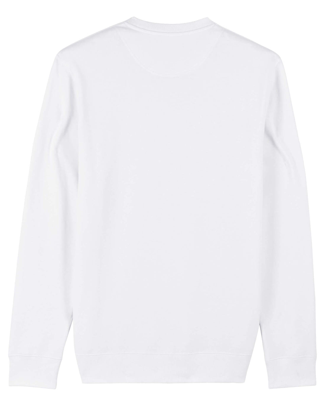 White Skater Long Sleeve, Supply Back Print