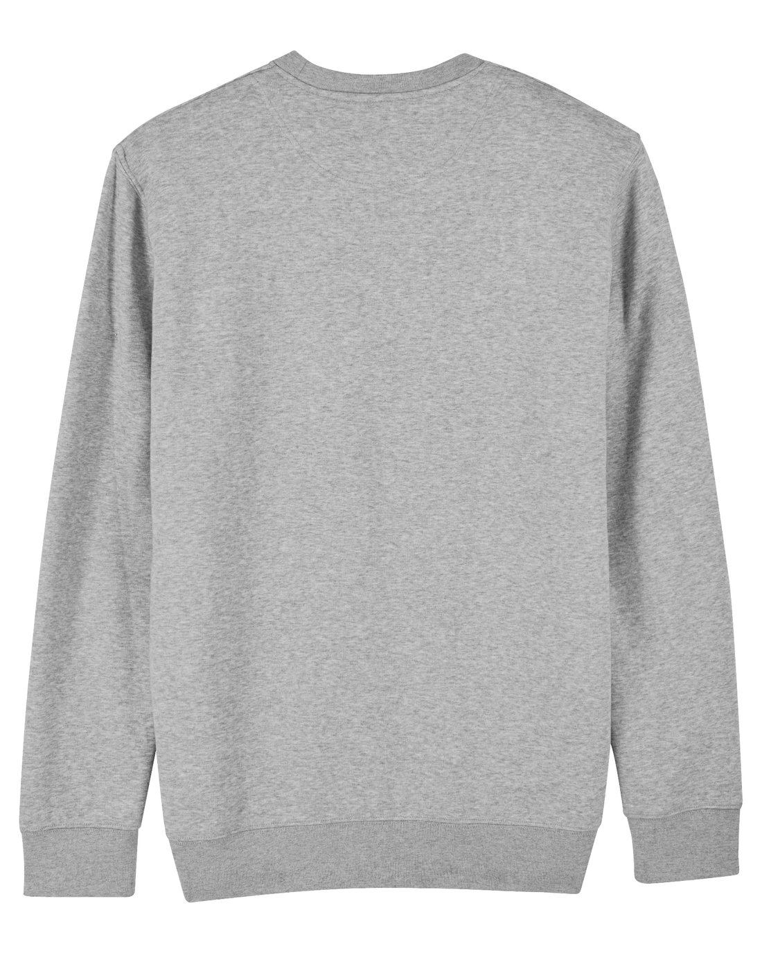 Grey Skater Sweatshirt, Surfer Dog Back Print