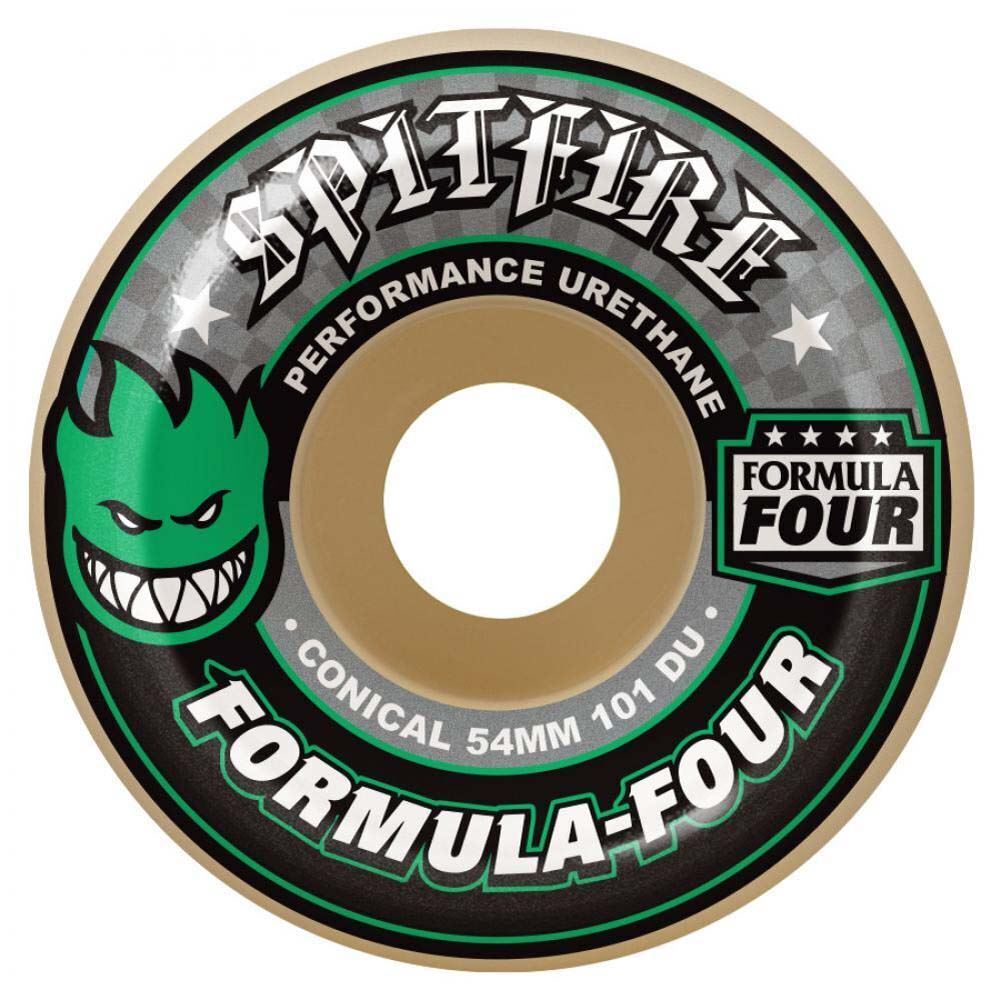 Spitfire Formula Four Conical Skateboard Wheels Green