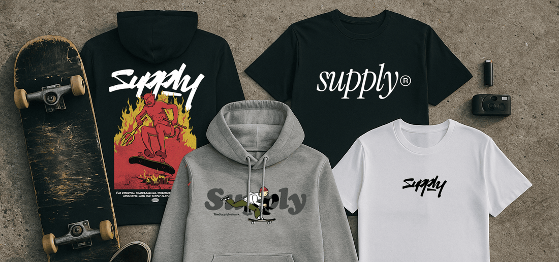 The Supply Network Skater Apparel Hoodies and T-shirts