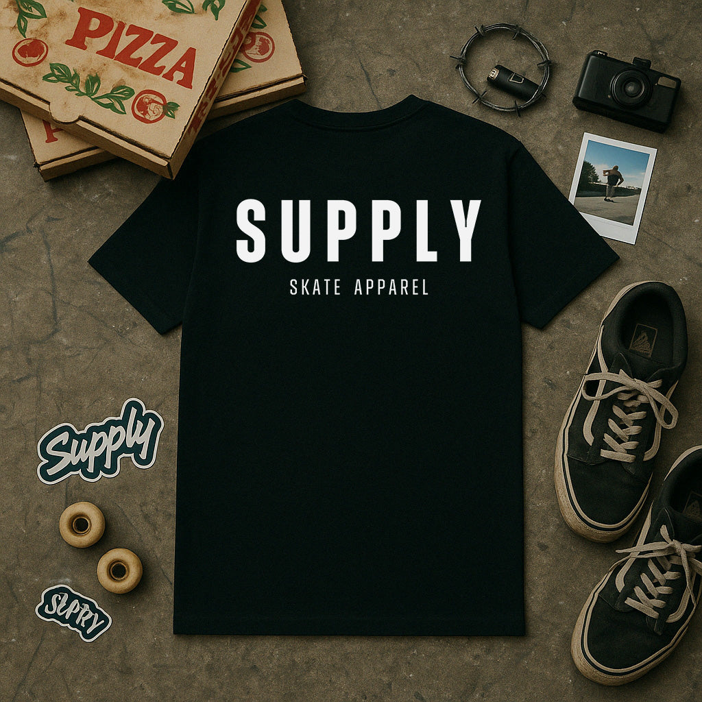 'Supply Skate Apparel' Skateboard T-Shirt