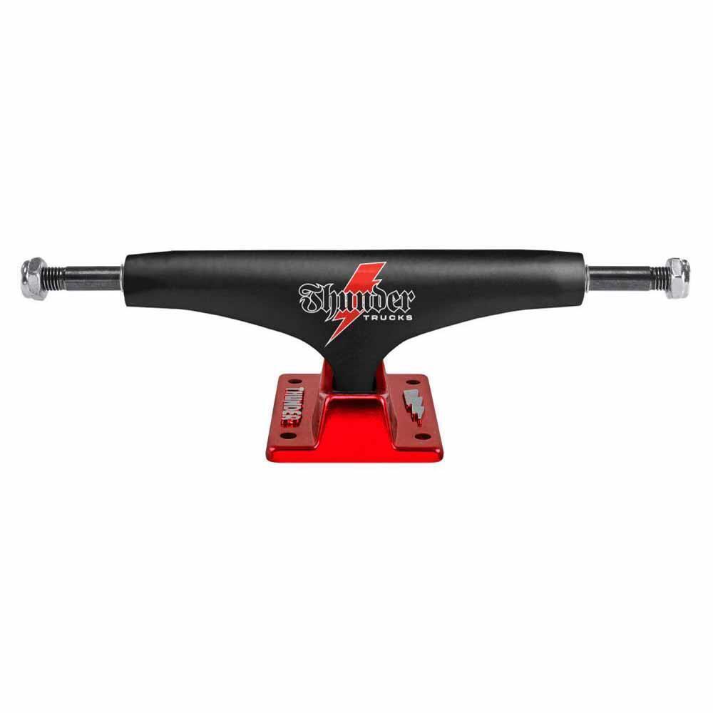 Thunder Skateboard Truck Strike Lights Black Red 148mm