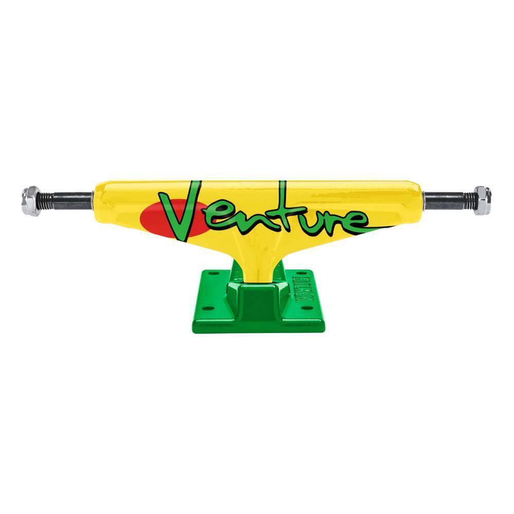 Venture Skateboard Trucks 92 Full Bleed Team Hi Yellow Green 5.2