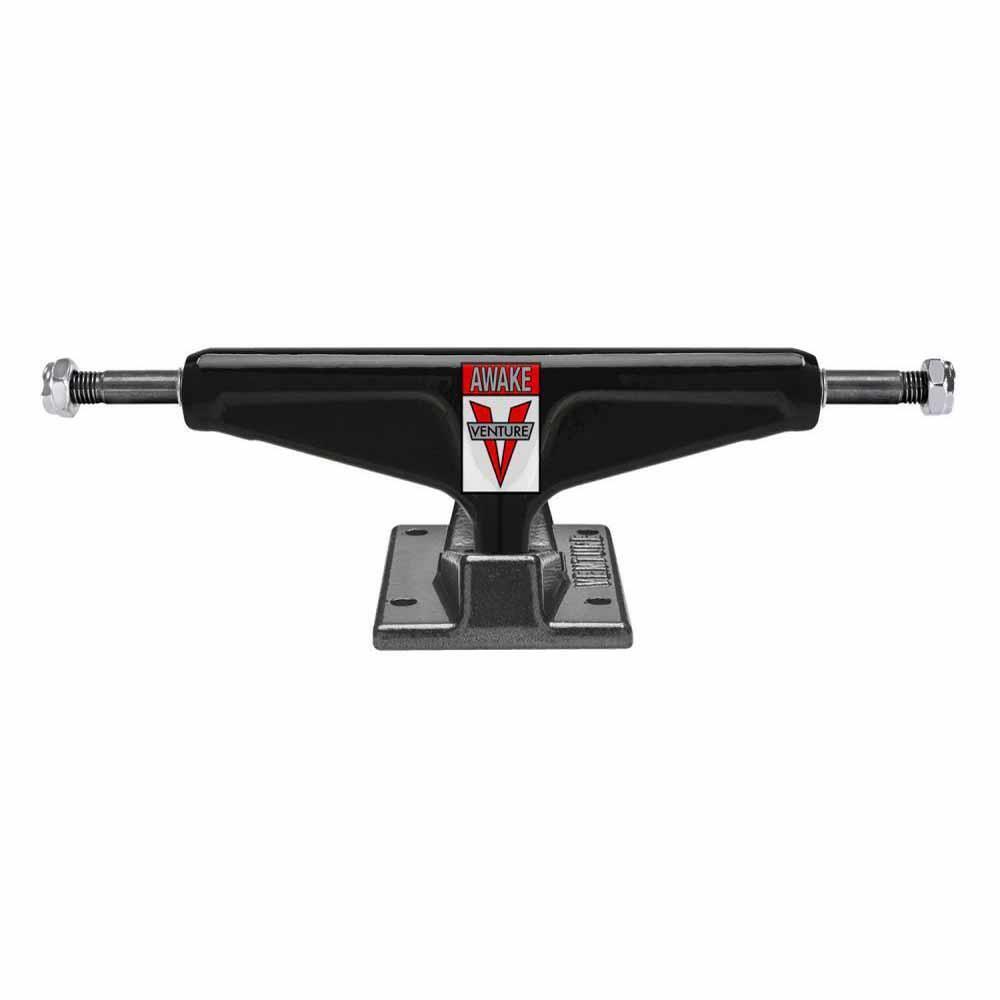 Venture Skateboard Truck Awake Team HI Black Chrome 5.2