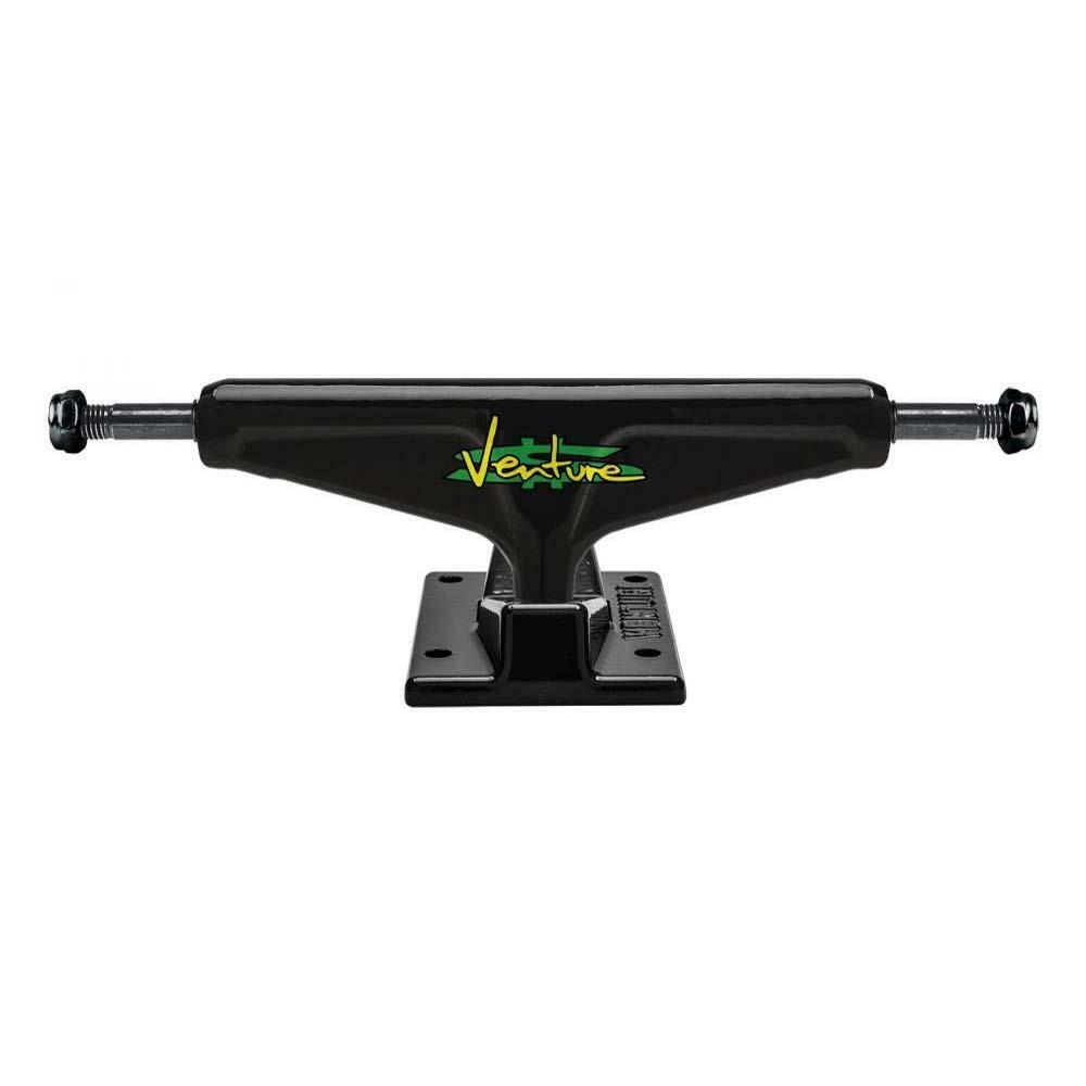 Venture Skateboard Truck Paid Team Hi Polished Black 5.2