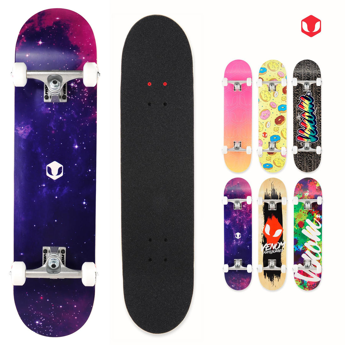Venom Core Complete Skateboard - Galaxy - 7.75"