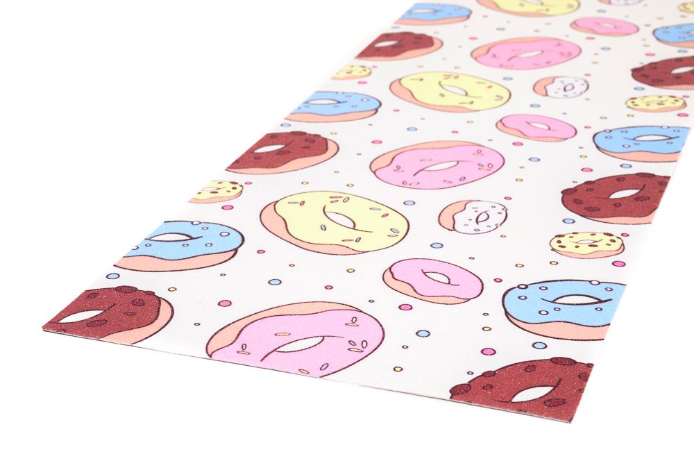 Venom Professional Grade Skateboard Griptape 9" x 33" - Donuts