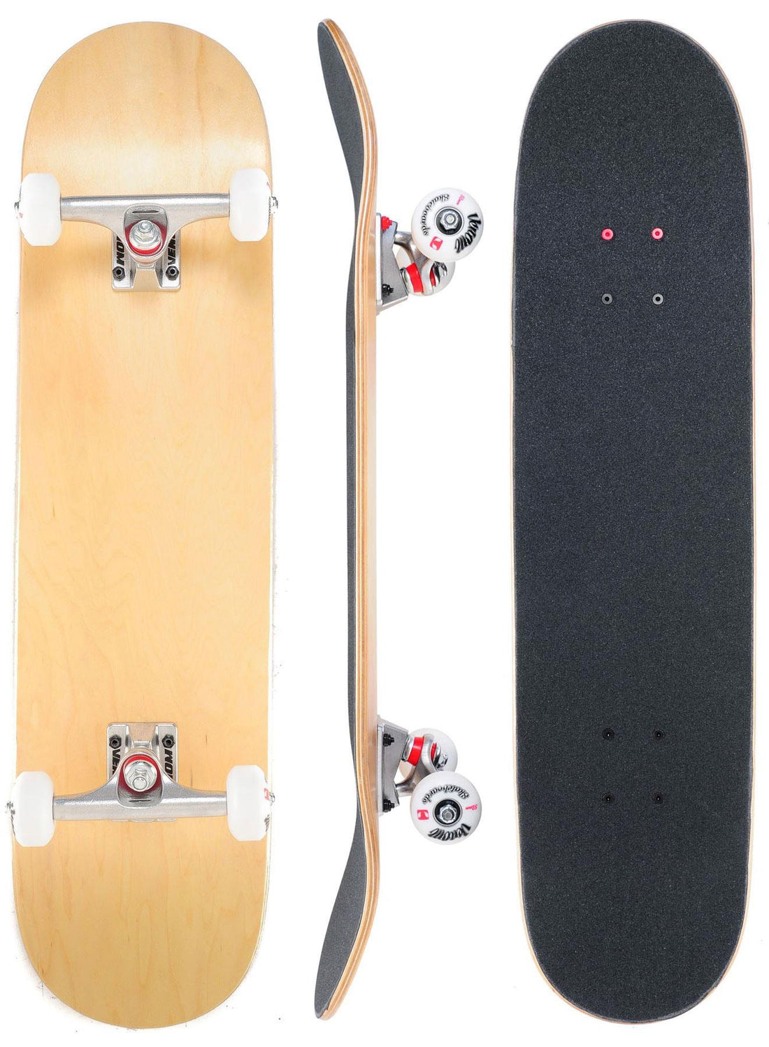 Venom Core Complete Built Skateboard - Natural/Raw - 8.0