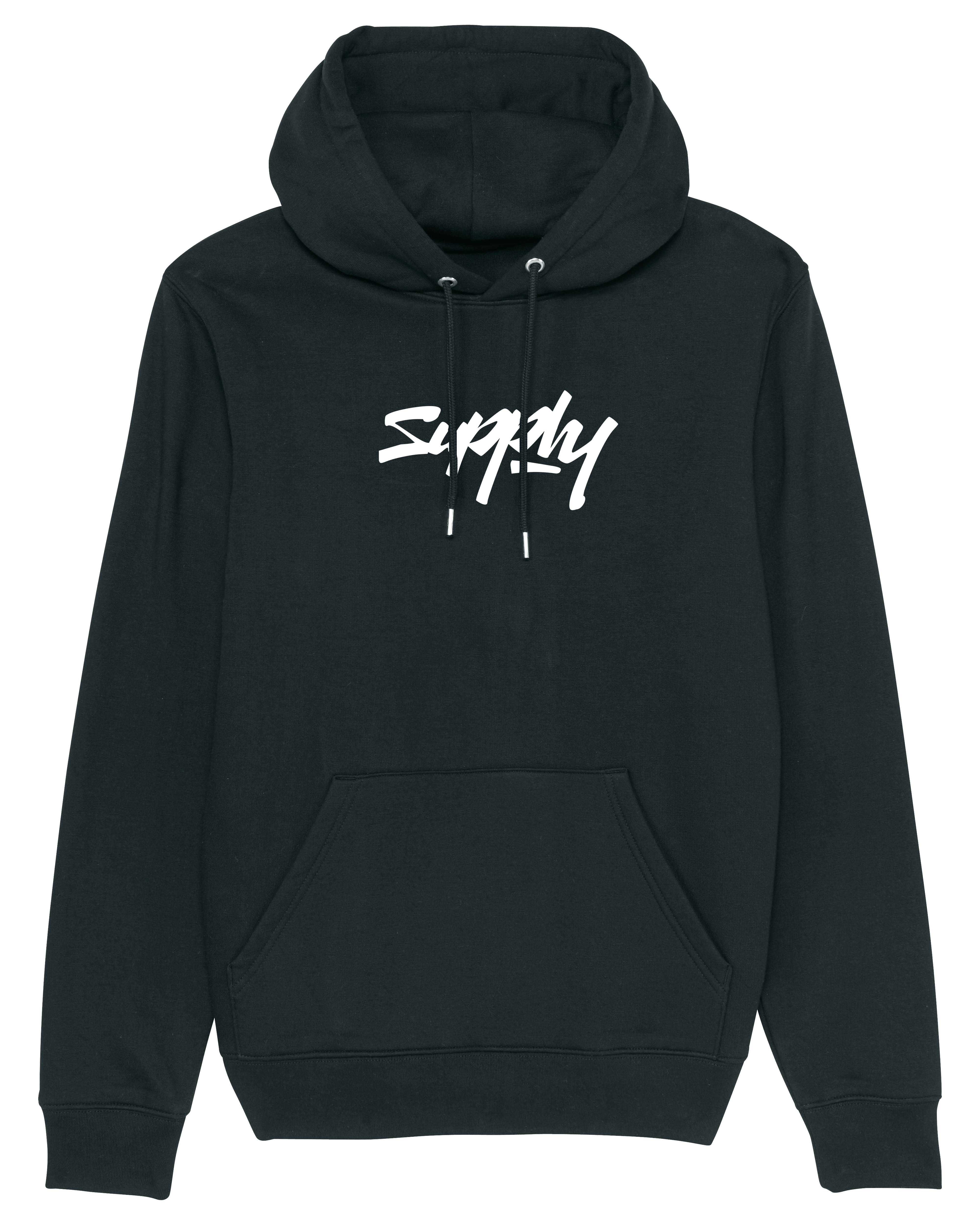 Supply Logo' Black Skater Hoodie – The Supply Network